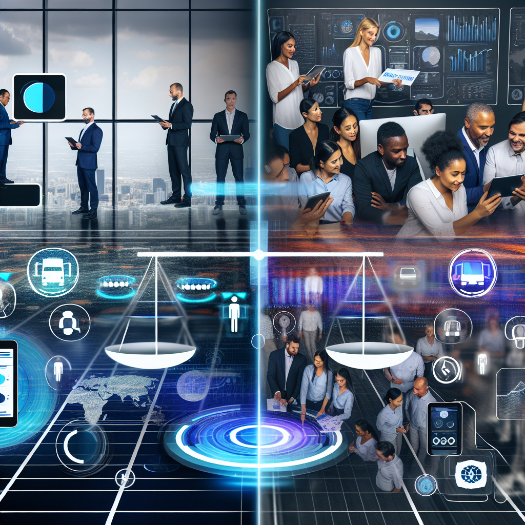 Balance between digital tools and human interaction in fleet management