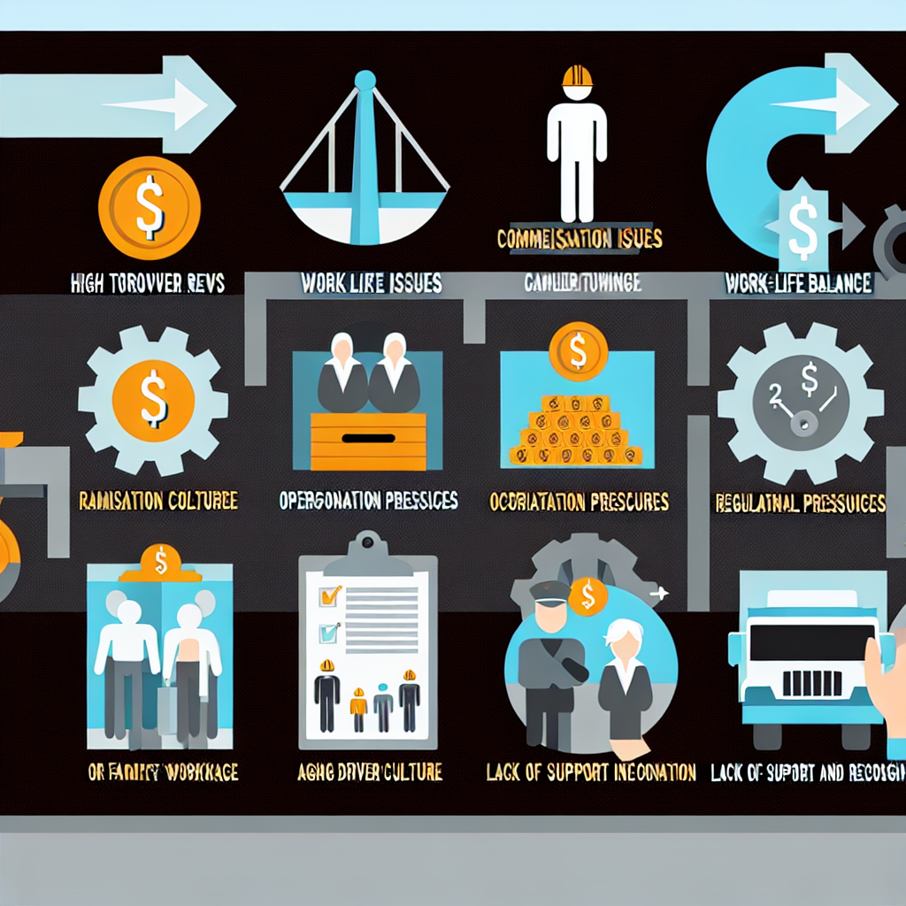 Infographic on Workforce Challenges in Trucking