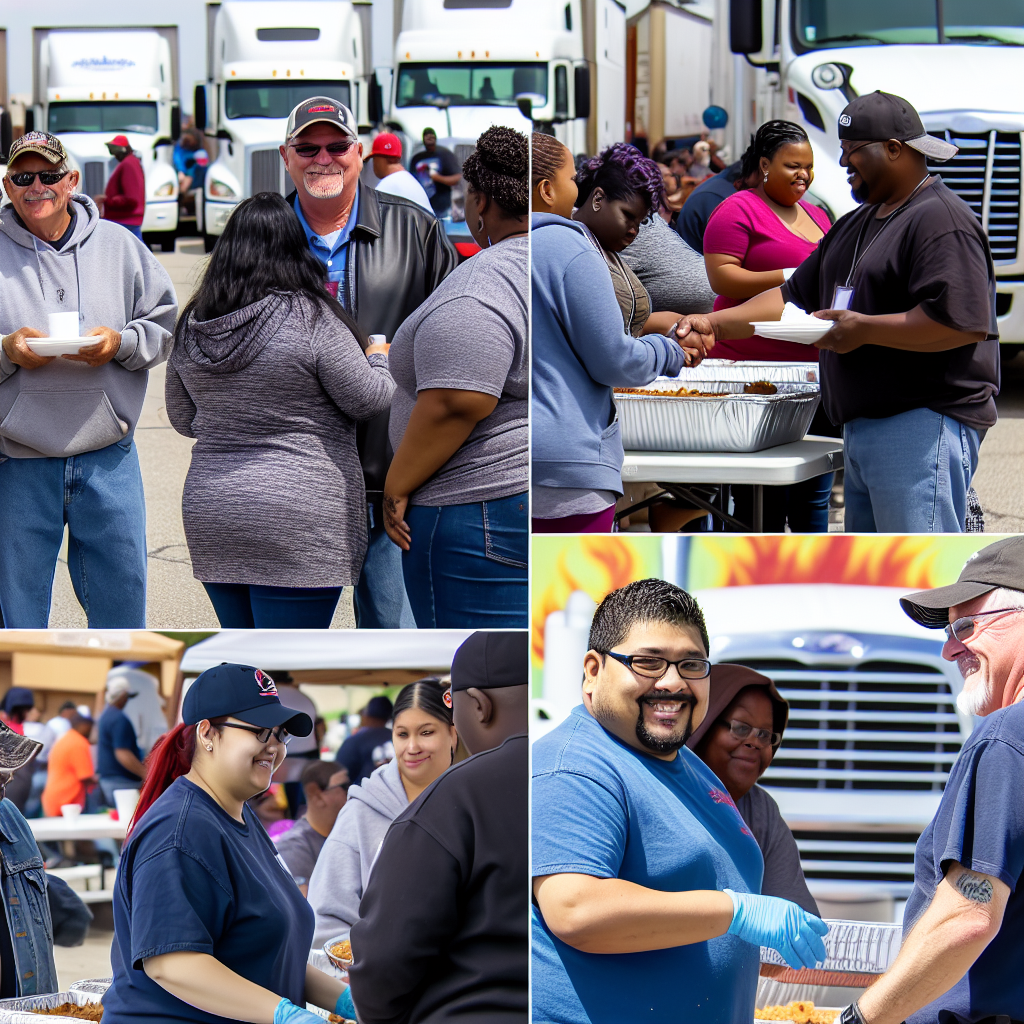 Community event showcasing teamwork and togetherness