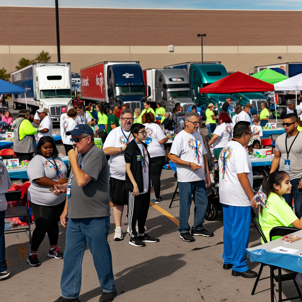 Community event showcasing teamwork and togetherness