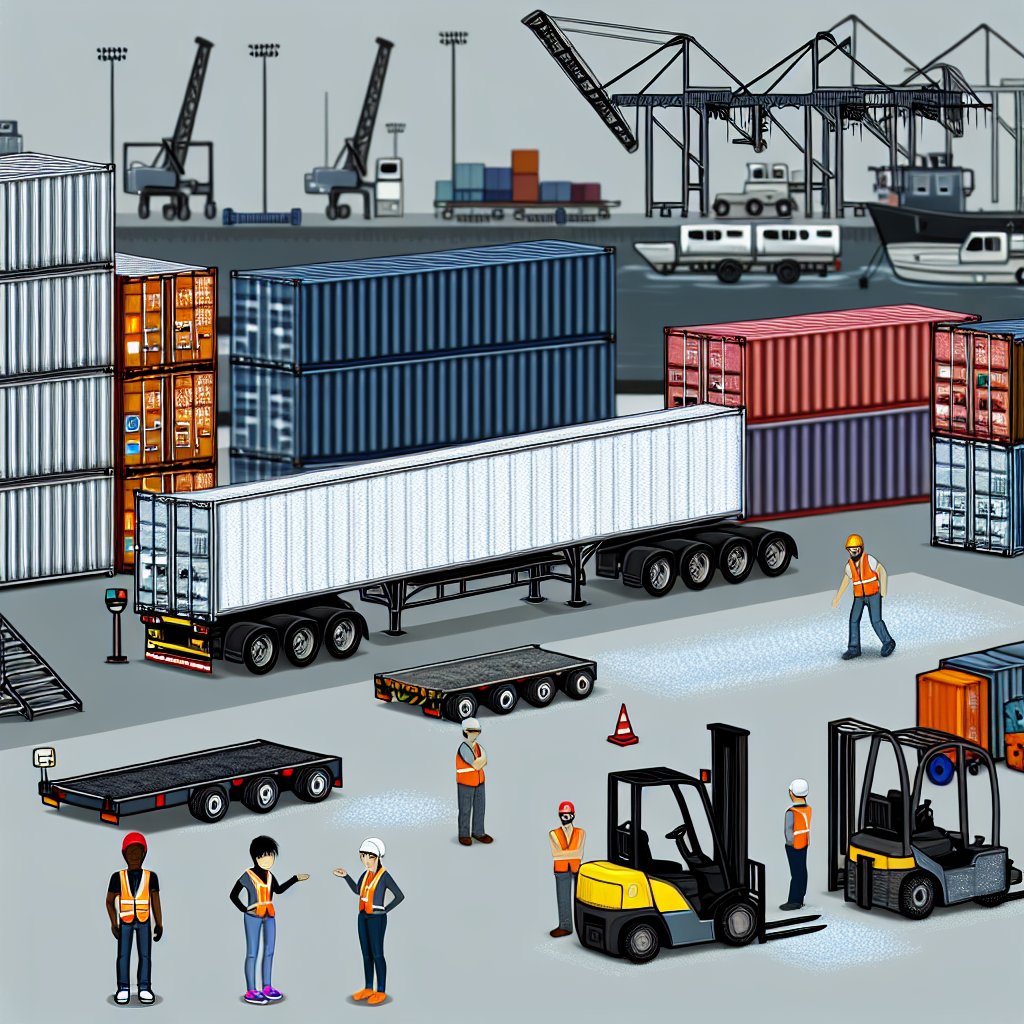 Trailer in Freight Yard