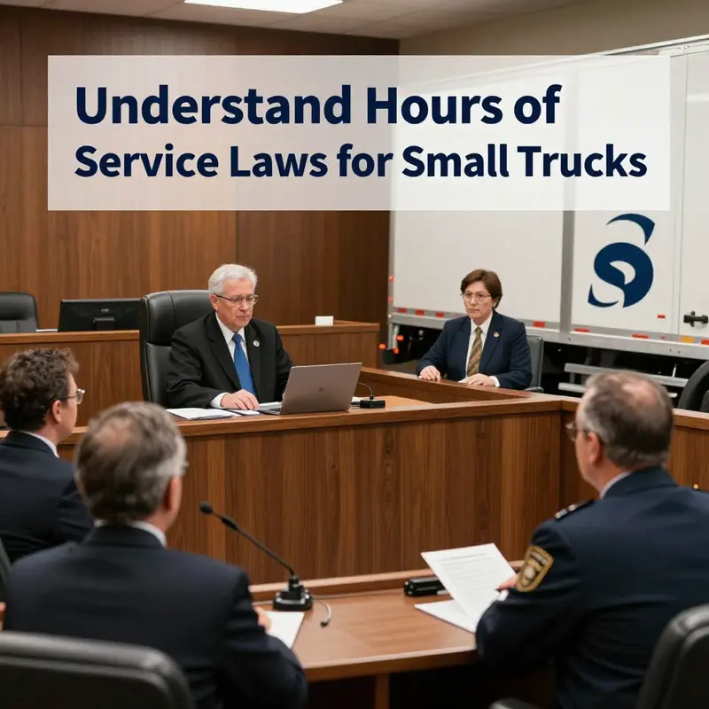 An overview of federal HOS regulations applicable to small trucks.