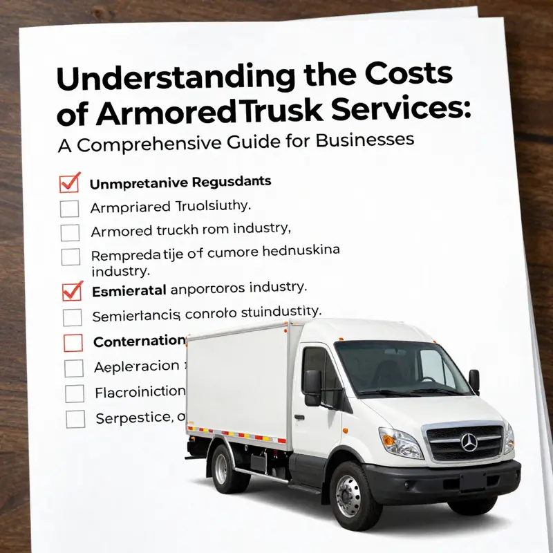 Key factors influencing the costs of armored truck services.