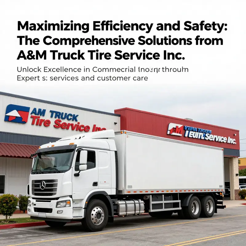 Front view of A&M Truck Tire Service Inc. locations emphasizing its branding and dedication to service.