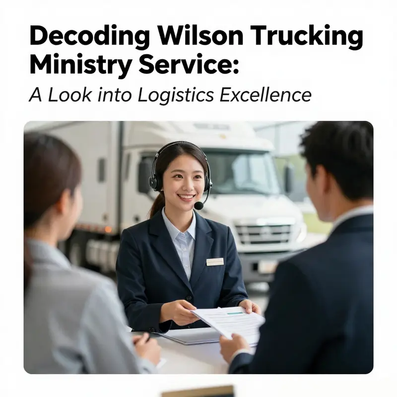 Logistics professionals clarify the role of Wilson’s Truck Lines as a logistics leader rather than a ministry service.