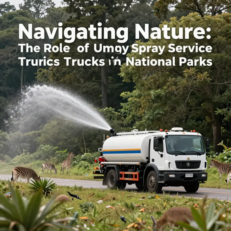 Spray service trucks operate under strict regulations to ensure the preservation of national parks.