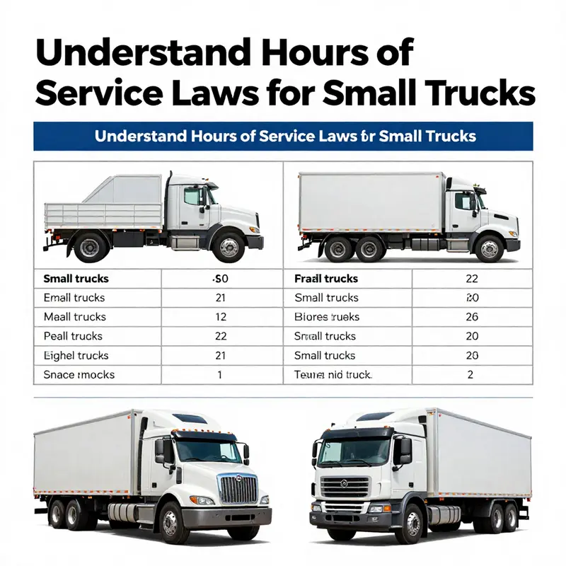 An overview of federal HOS regulations applicable to small trucks.