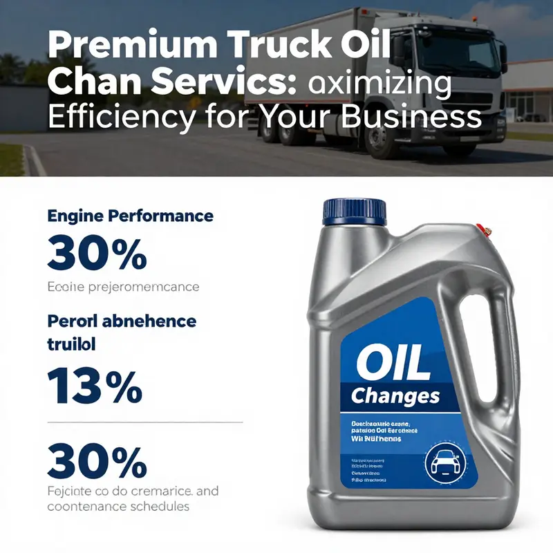 A bustling truck repair shop illustrating where to find essential oil change services.
