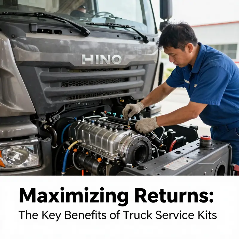 A mechanic ensuring optimal engine performance with new service kit components.