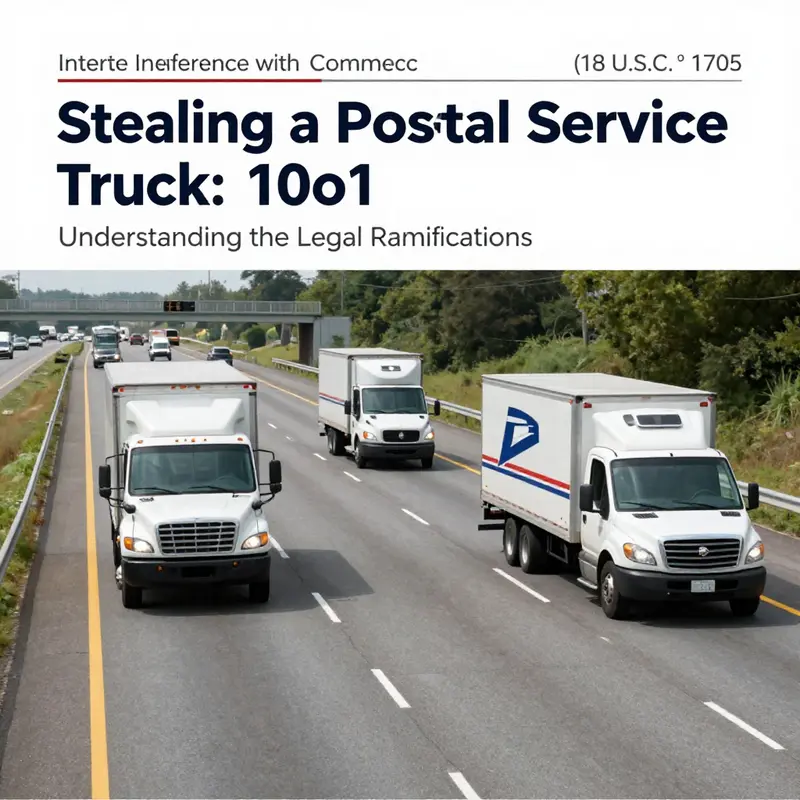 A postal service truck represents valuable government property, subject to theft laws.