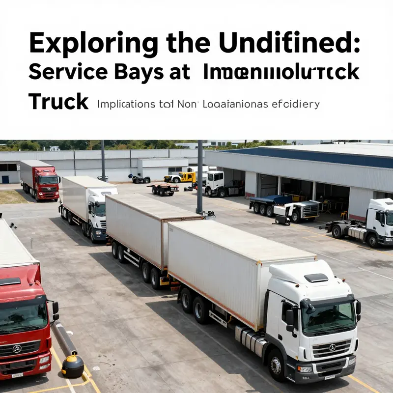 The International Truck logo symbolizes the brand’s commitment to quality, despite the lack of disclosed data on service bays.