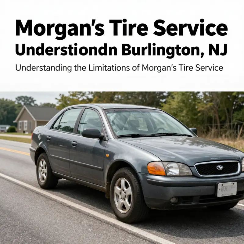 Morgan’s Tire Service provides tire sales and maintenance but lacks towing capabilities.