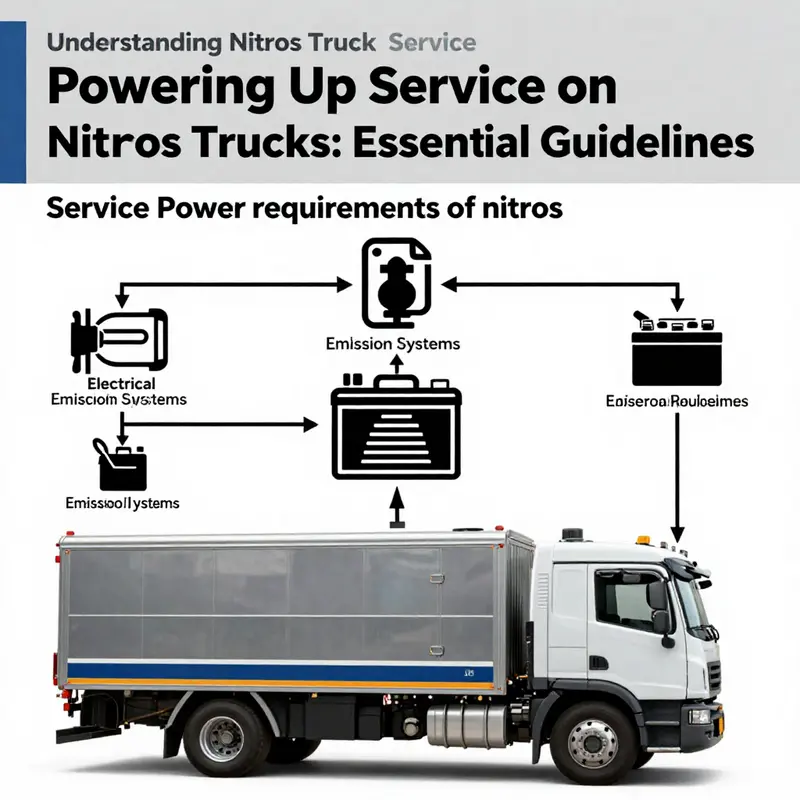 Visual representation of the critical service power requirements for nitrous trucks.