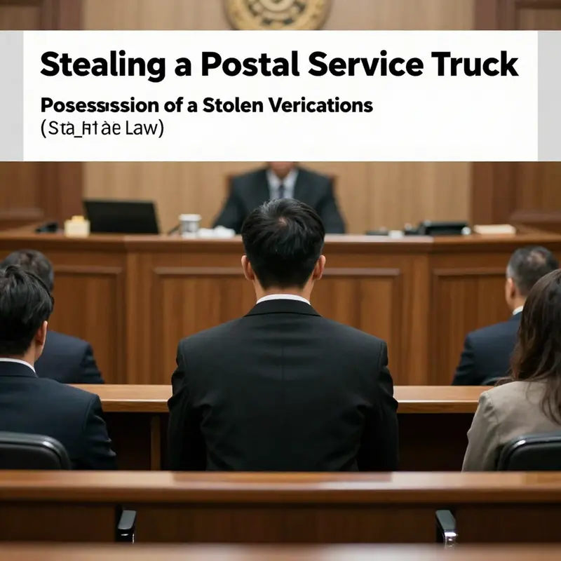 A postal service truck represents valuable government property, subject to theft laws.