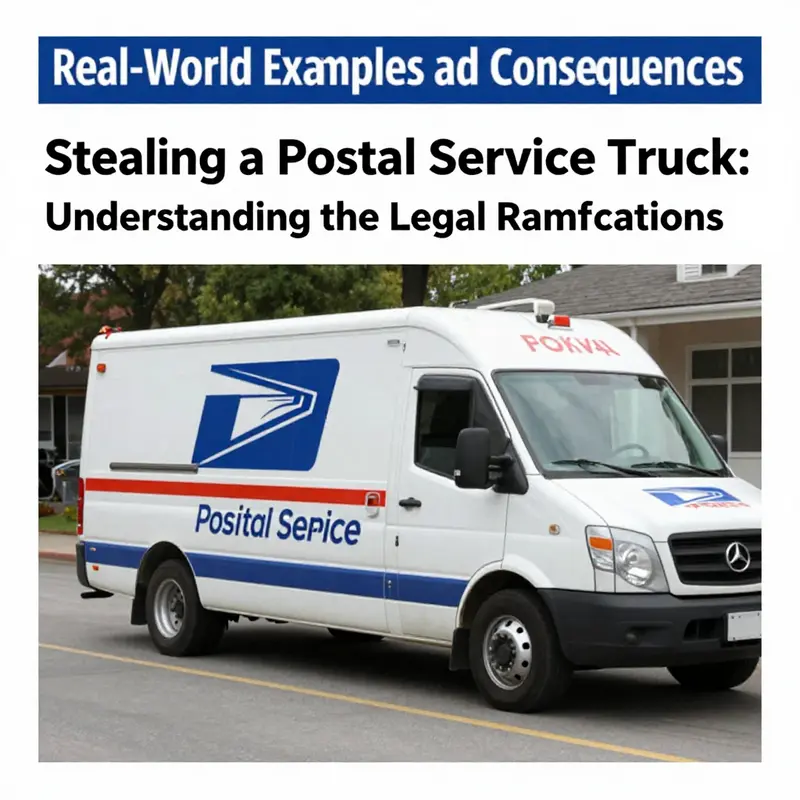 A postal service truck represents valuable government property, subject to theft laws.