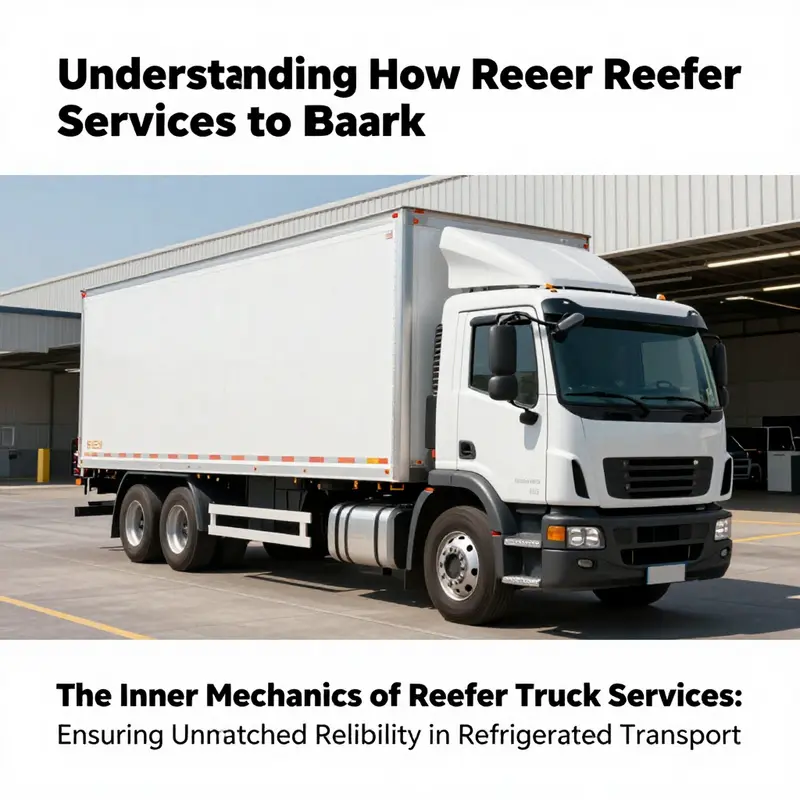 A reefer truck showcasing its insulation and refrigeration technology, ready for temperature-sensitive deliveries.