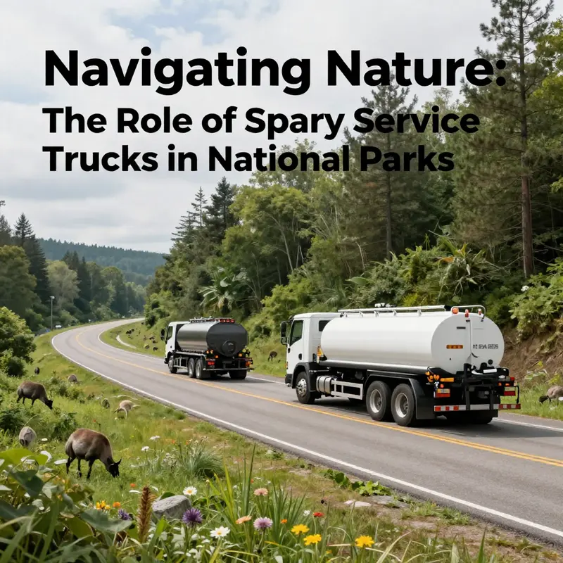 Spray service trucks operate under strict regulations to ensure the preservation of national parks.