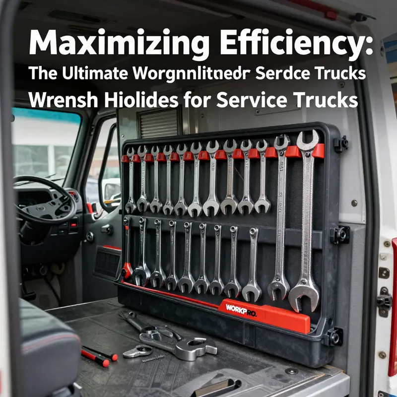 The WORKPRO 2-Piece Magnetic Wrench Organizer highlighting versatility and reliability.