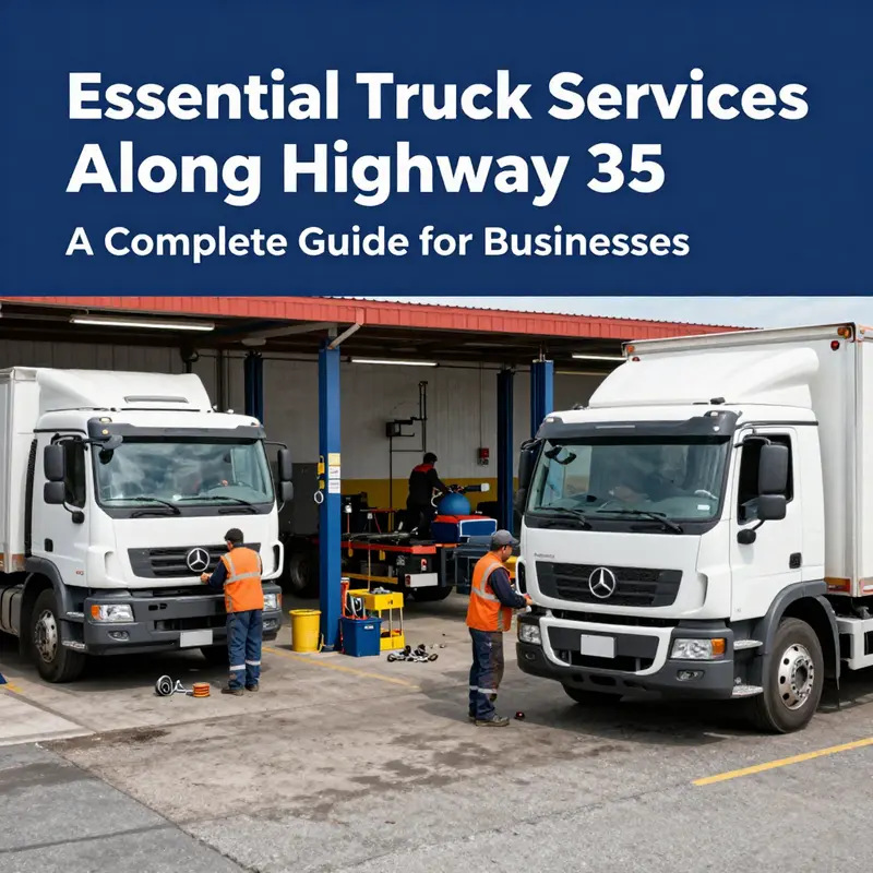 A truck repair facility exemplifying the range of services available to keep trucks running efficiently.