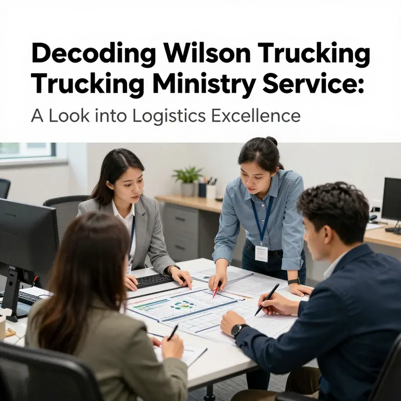Logistics professionals clarify the role of Wilson’s Truck Lines as a logistics leader rather than a ministry service.