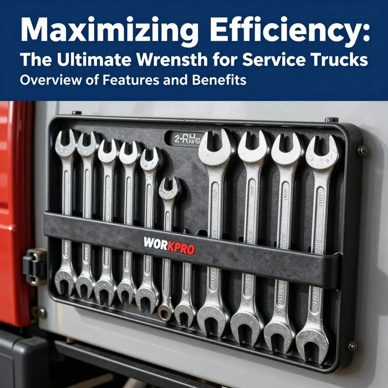 The WORKPRO 2-Piece Magnetic Wrench Organizer highlighting versatility and reliability.