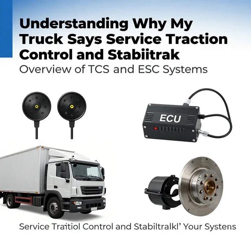 Visual representation of Traction Control System (TCS) and Electronic Stability Control (ESC) mechanics.