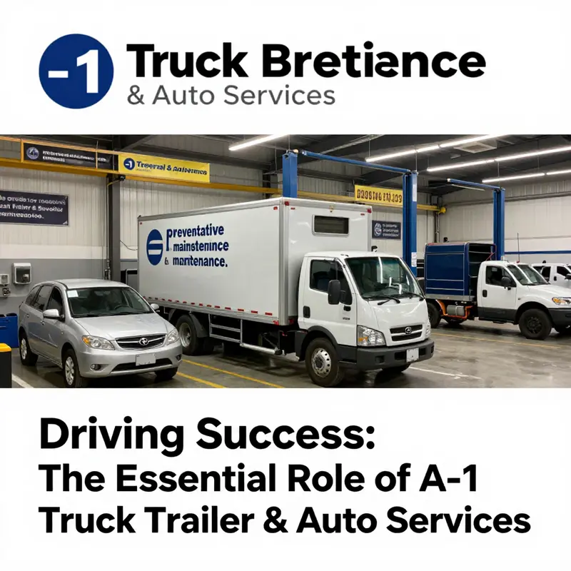 A comprehensive view of the services offered at A-1 Truck Trailer & Auto Services.