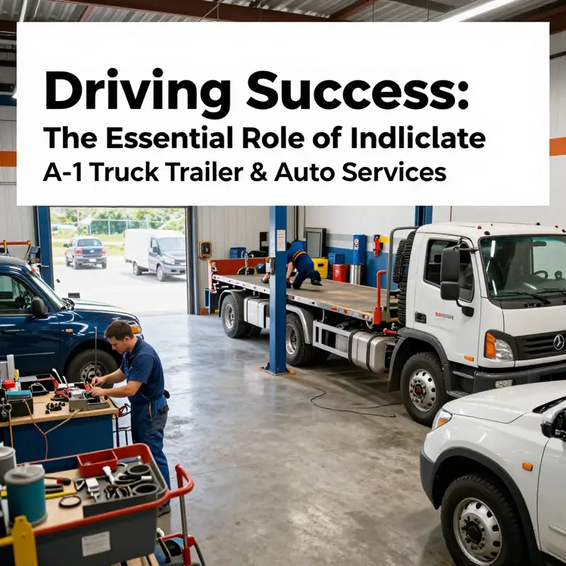 A comprehensive view of the services offered at A-1 Truck Trailer & Auto Services.