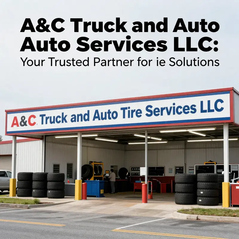 The exterior facade of A&C Truck and Auto Tire Services LLC, illustrating its operational environment.