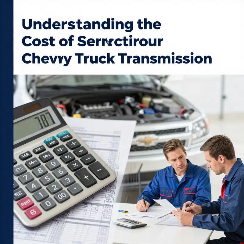 Service costs for Chevy truck transmissions vary based on maintenance needs.