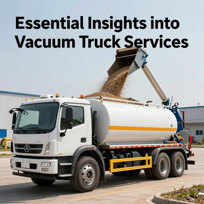 A vacuum truck cleaning a sewer to prevent blockages and maintain sanitation.