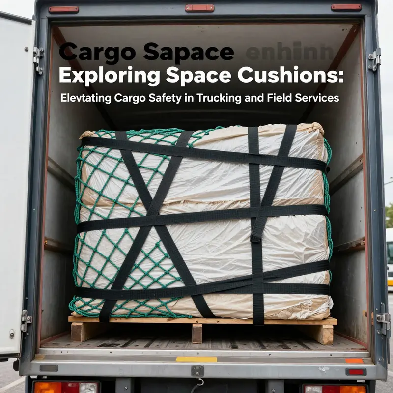 Illustration highlighting the importance of space cushions in protecting cargo during transportation.