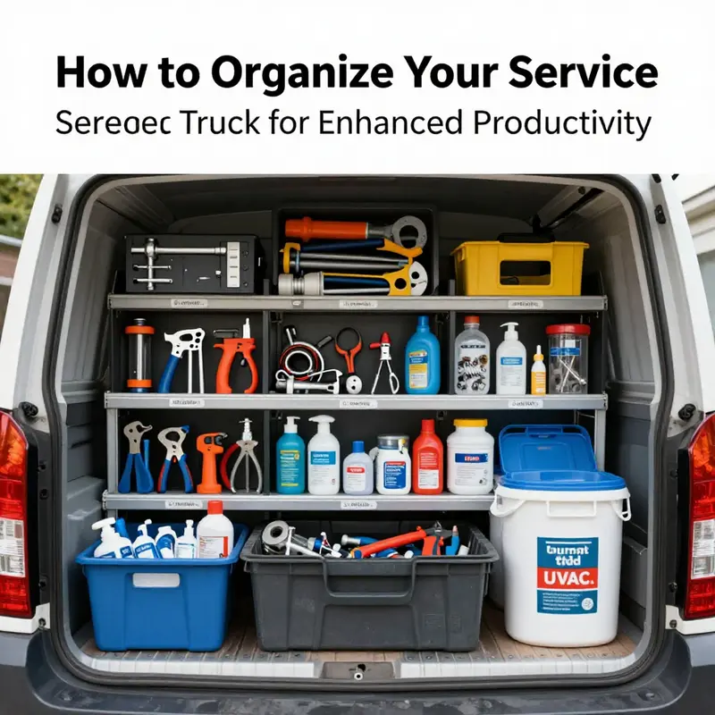 An empty service truck, ready for a fresh organizational plan.