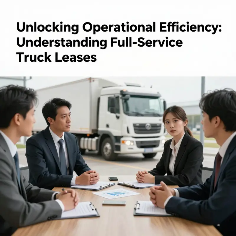 Key components of a full-service truck lease providing an overview of vehicle and service offerings.