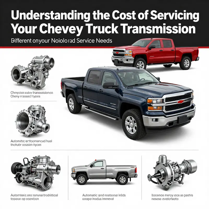 Service costs for Chevy truck transmissions vary based on maintenance needs.