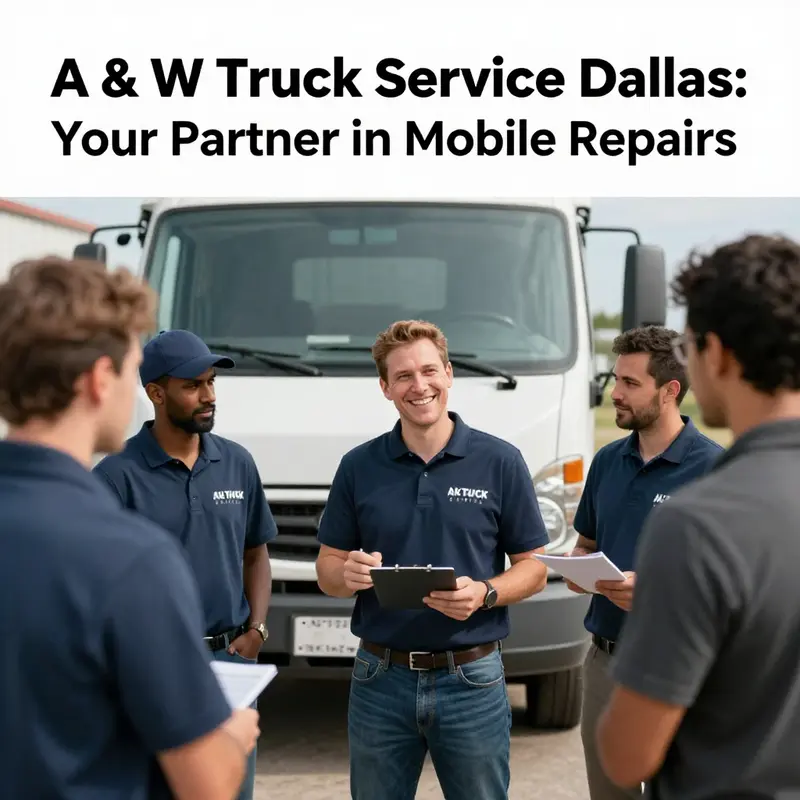 Expert repair services being conducted on-site for a commercial truck, emphasizing convenience and expertise.