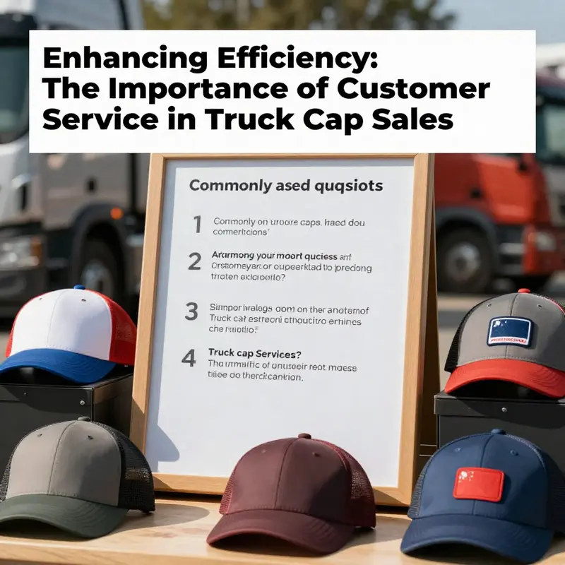 A customer service representative addressing inquiries about truck cap products, ensuring clarity in communication.