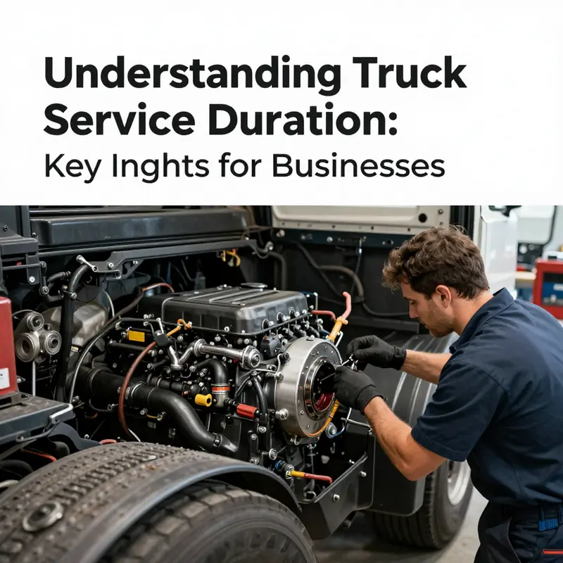 A mechanic conducting routine maintenance on a truck, illustrating the importance of timely service.