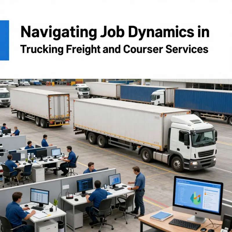 Understanding current job trends in the trucking and freight courier sector.