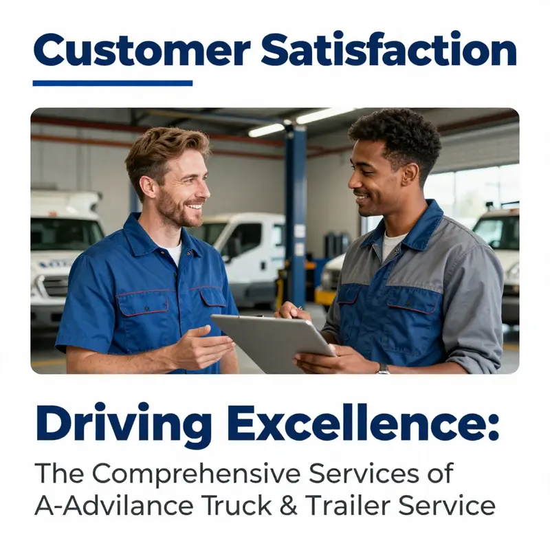 A technician examines a truck during a comprehensive maintenance check, showcasing the detailed attention given to each vehicle.