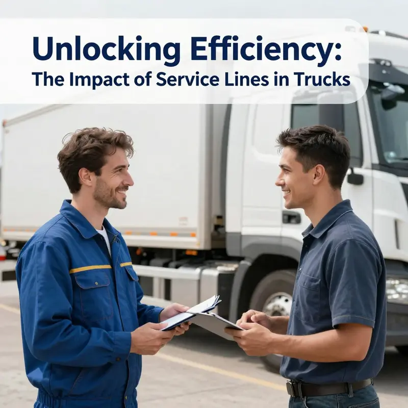 A technician efficiently addressing repairs from a service truck, showcasing enhanced productivity.