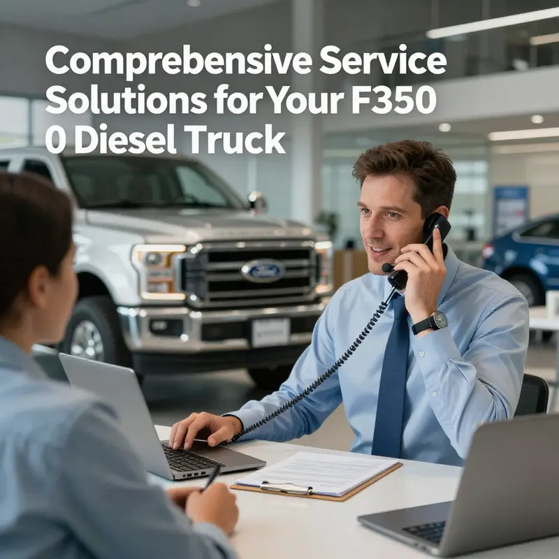 Ford dealerships offer comprehensive services for your F-350 diesel truck, ensuring expert care.