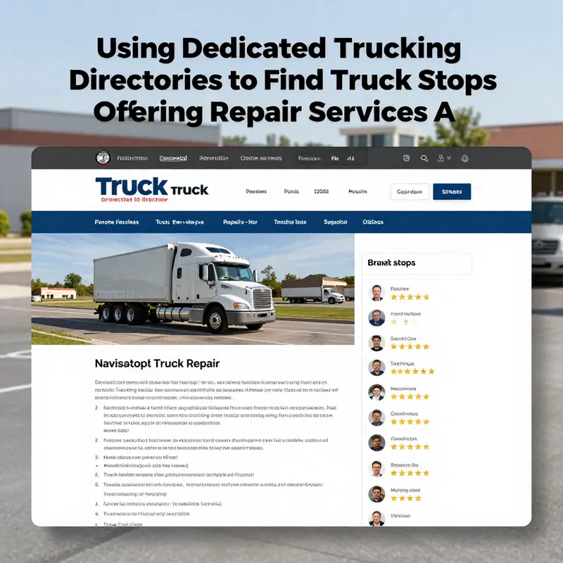 An overview of dedicated trucking directories providing comprehensive truck stop details.