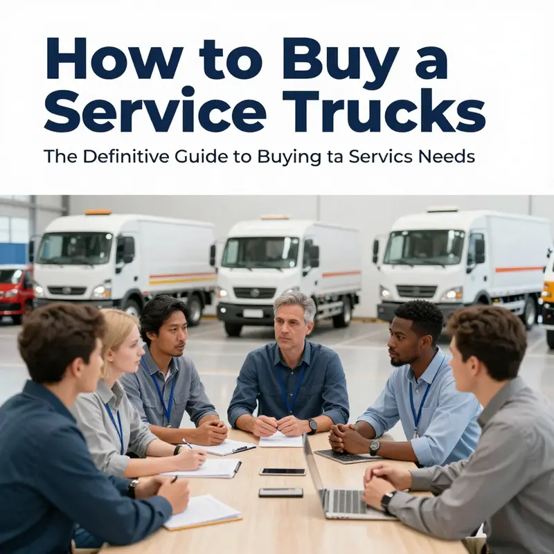 Professionals assessing their service truck needs based on industry requirements.