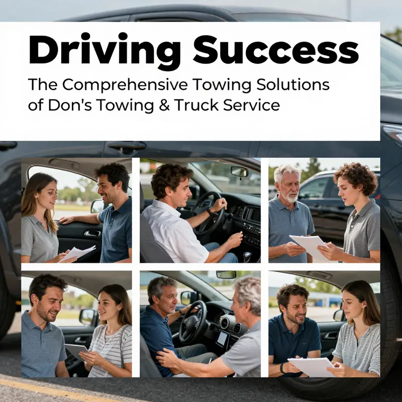 Showcasing a well-equipped tow truck ready to cater to business towing needs.