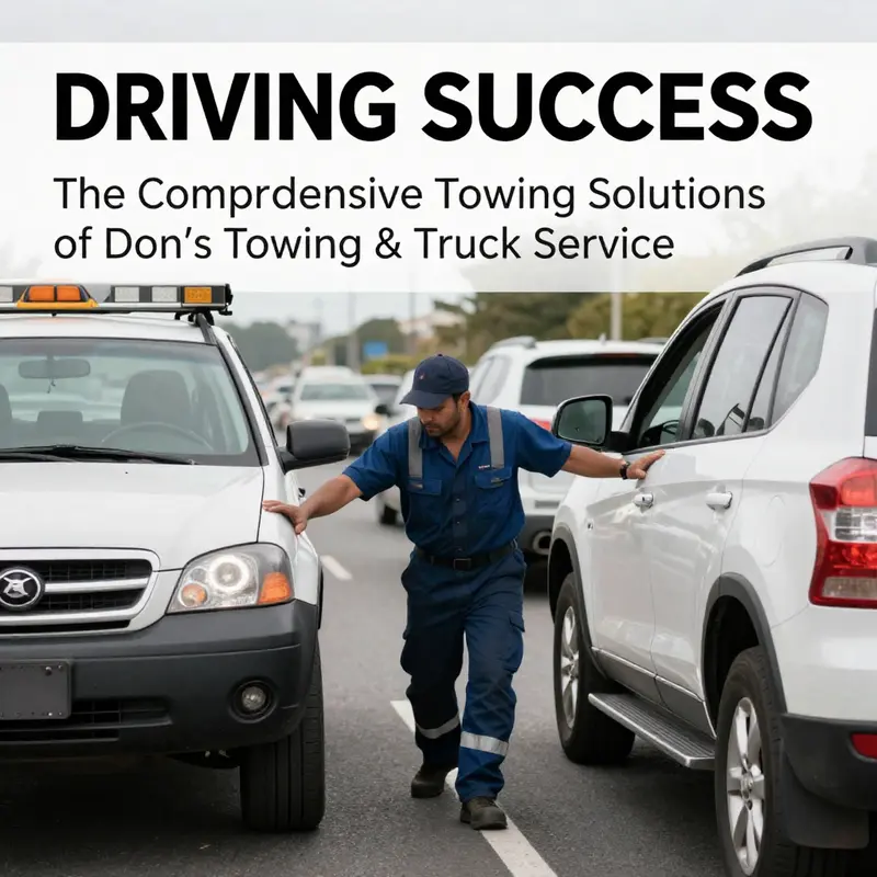 Showcasing a well-equipped tow truck ready to cater to business towing needs.