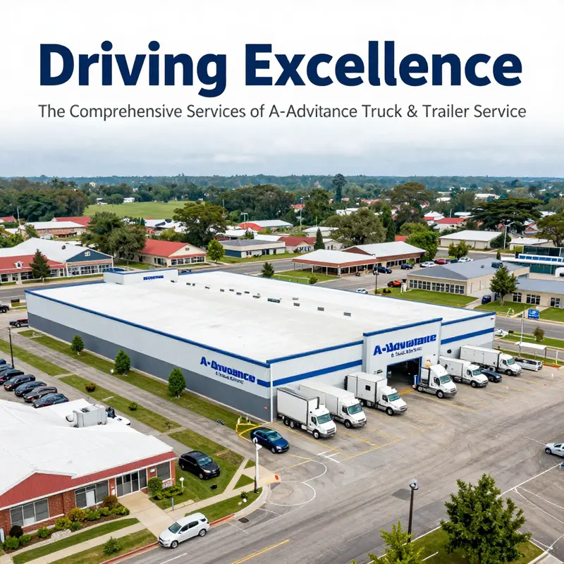 A technician examines a truck during a comprehensive maintenance check, showcasing the detailed attention given to each vehicle.