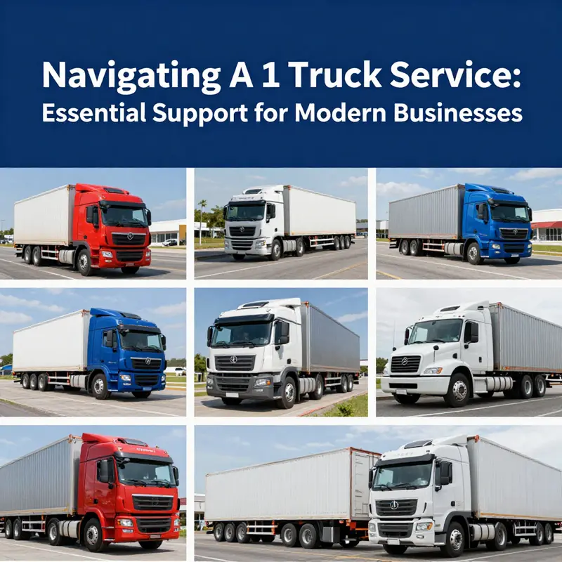 A dynamic truck service station representing the extensive network of A 1 Truck Service Providers.