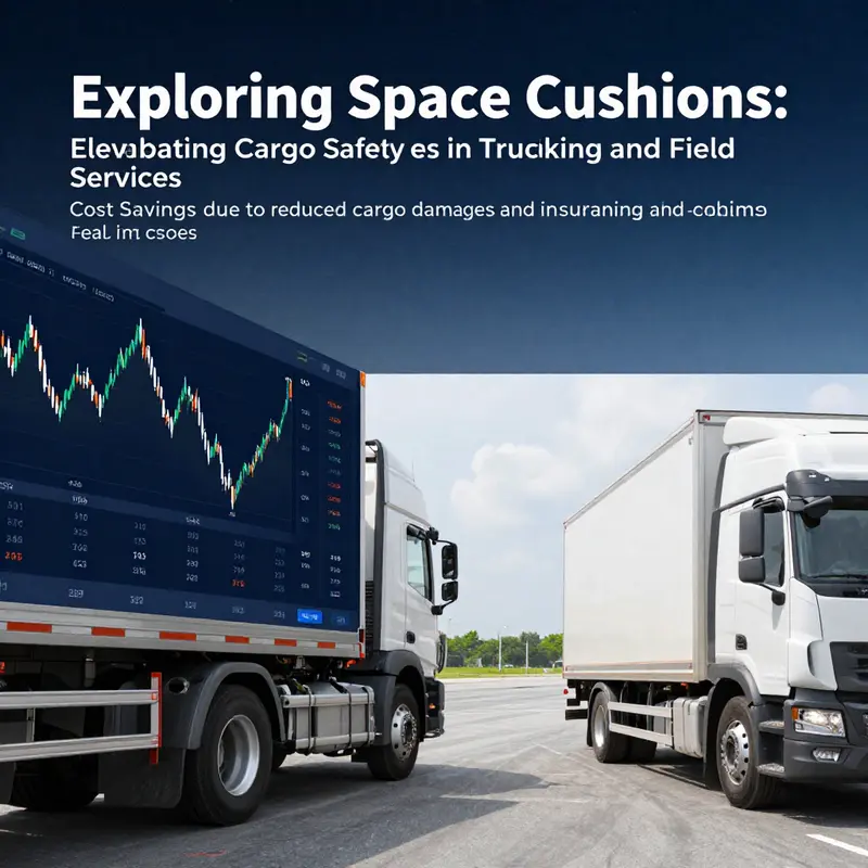 Illustration highlighting the importance of space cushions in protecting cargo during transportation.