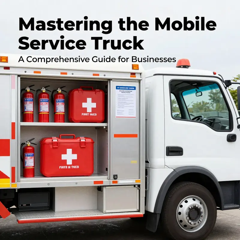 A service truck tailored for operational efficiency, demonstrating the importance of defining its purpose.
